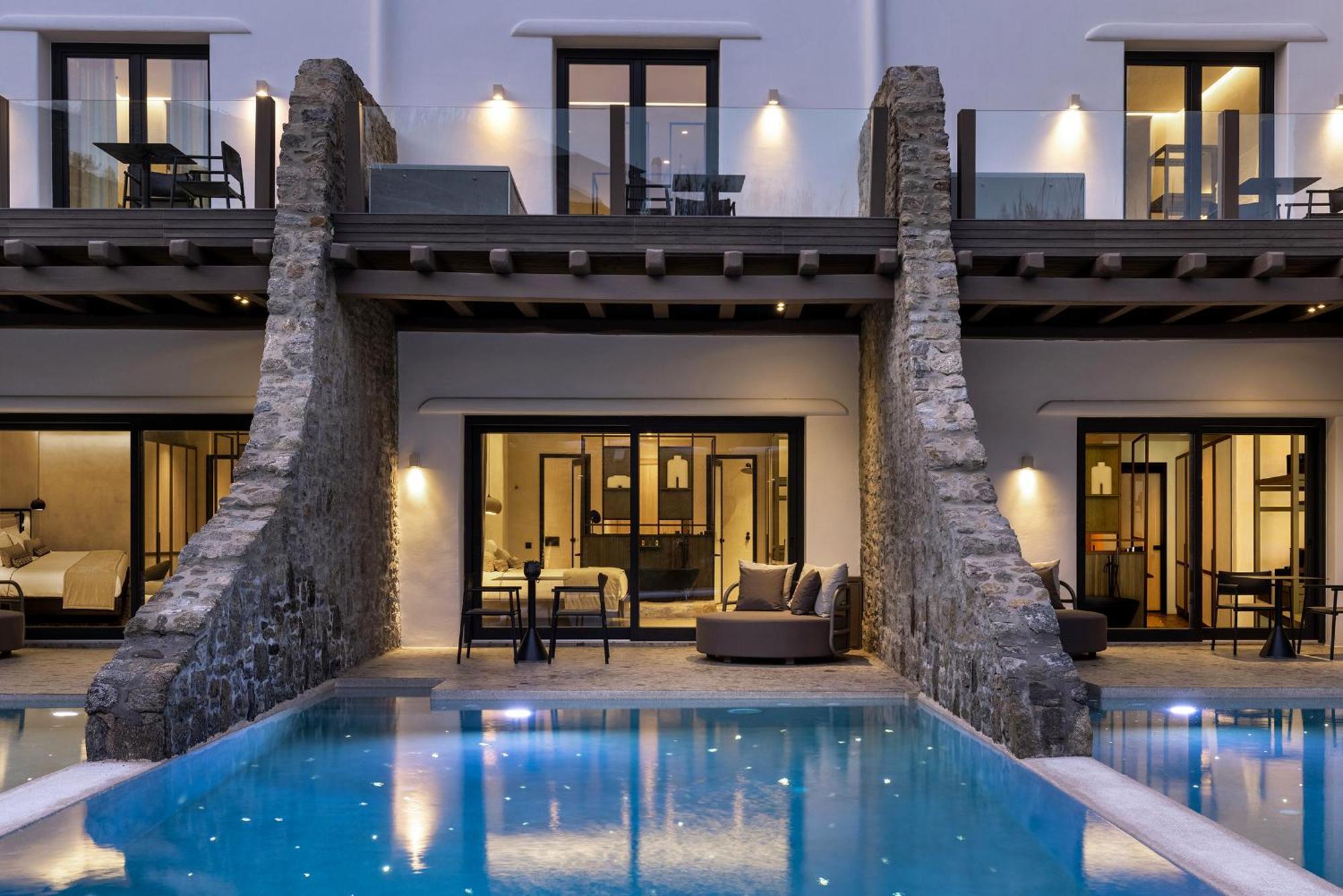 Aeonic Suites And Spa Mykonos Town Esterno foto